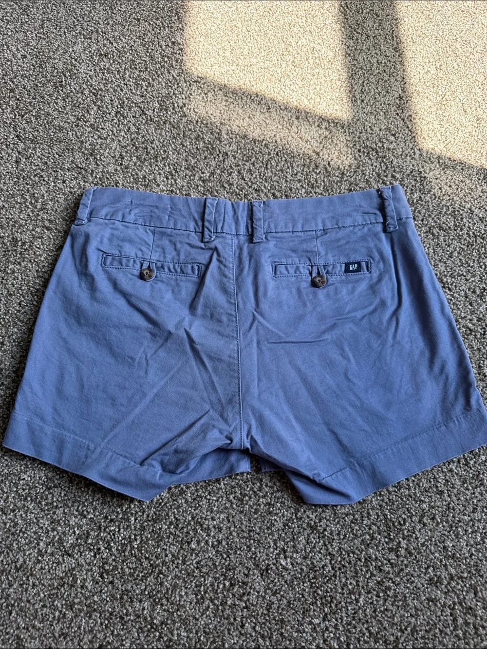 GAP Slate Blue Cotton Shorts - Picture 3 of 3